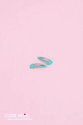 CAC000031 Turquoise Hair Clips (Free Size)