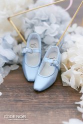 CMS000111 Powder Blue Silk Mary Jane Heels
