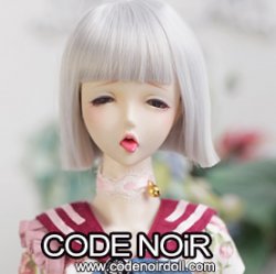 CYW000187 Silver Gray Short Straight